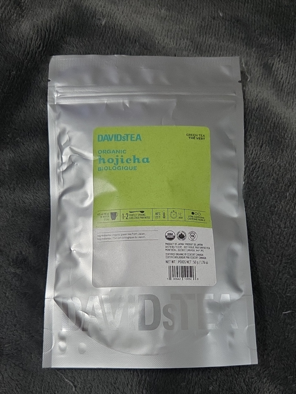 2/$20 New! Sealed! Davidstea HORJICHA Loose Leaf Tea 50g Davids Tea